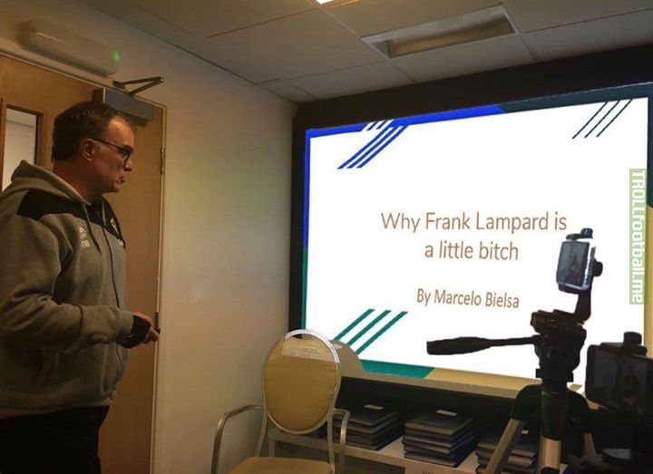 Marcelo Bielsa's PowerPoint presentation about how he wasn't cheating revealed