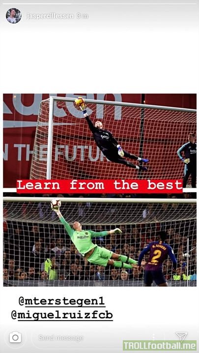 Never seen a more passionate, down to earth guy like Jasper Cillessen 😍😍