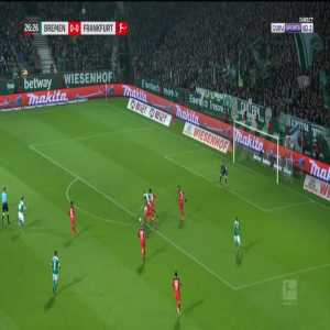 Bremen 1-0 Frankfurt - Maximilian Eggestein 27'