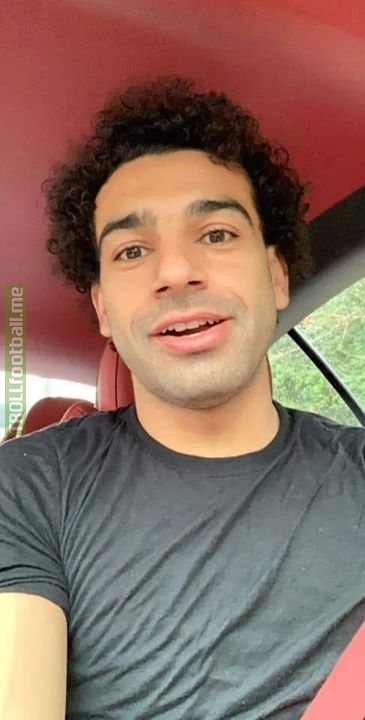 Mo Salah sporting a new look!!  AwayWithTheBeard Handsome CleanShave