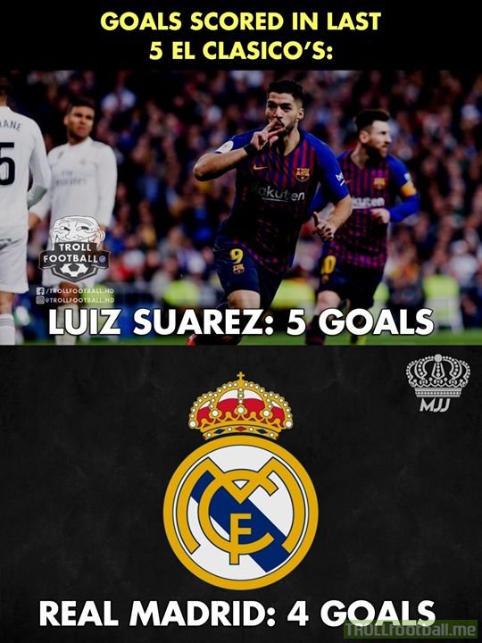 Luis Suarez > Real Madrid. !😏🔥