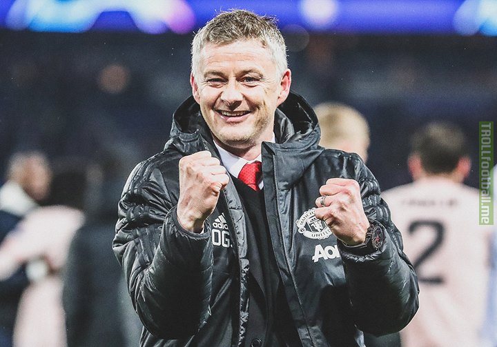 🔴 Manchester United away form under Ole Gunnar Solskjaer:   ✅ Cardiff City (A) ✅ Newcastle (A) ✅ Tottenham (A) ✅ Arsenal (A) ✅ Leicester (A) ✅ Fulham (A) ✅ Chelsea (A) ✅ Crystal Palace (A) ✅ Paris Saint-Germain (A)   100% win record.🤯🔥