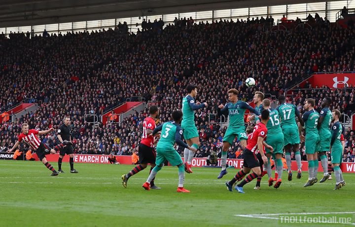 Wow.  A stunning free-kick from James Ward-Prowse sees Saints sink Spurs...