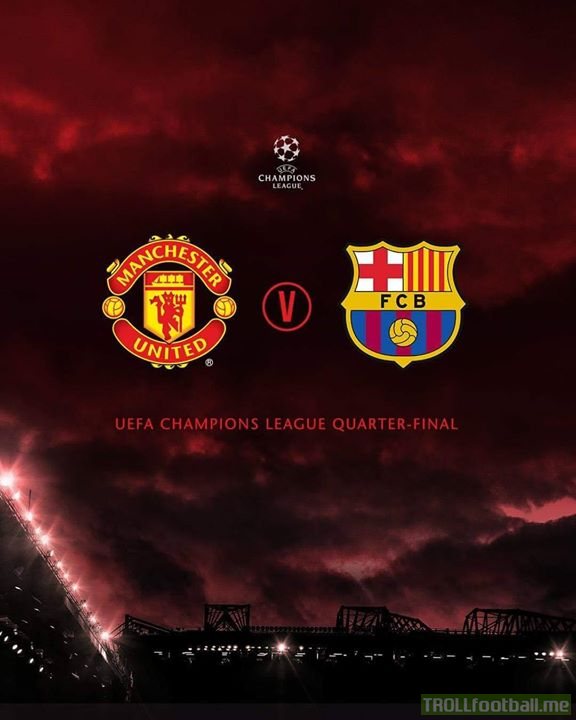 🍀Barcelona have enjoyed a stroke of luck in the Champions League.  🍁They were drawn against Manchester United, with the second leg away from home.   🍀However because of UEFA policies, that was changed so the return leg is going to be at Camp Nou.