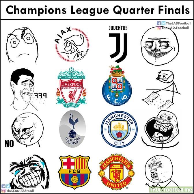 Champions League Quarter Finals.
