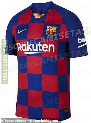 Barcelona's home kit for 19/20 is supposedly leaked on Instagram!!! 😮