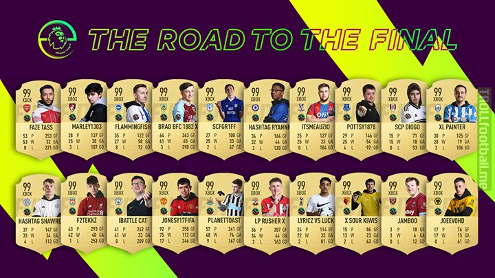🎮 There's just one week until the inaugural ePremier League Final   These are the 20 Xbox players who will be hoping to become the first-ever ePL Champion   Who will you be supporting? 🤔