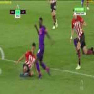 Keita penalty shout against Southampton