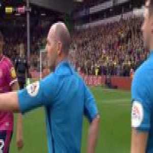 Emiliano Buendia (Norwich) straight red card against QPR 70'