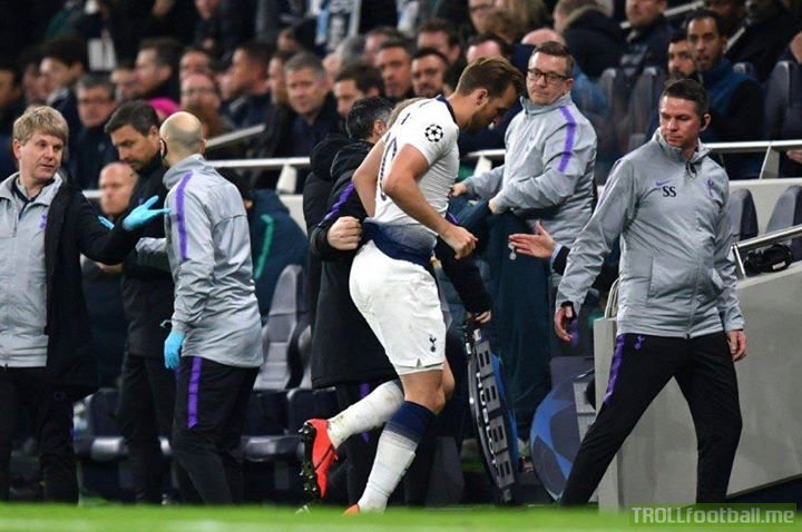 Harry Kane:   September 2016: Ankle injury  March 2017: Ankle injury  March 2018: Ankle injury  January 2019: Ankle injury April 2019: Ankle injury   Get Well Soon, Harry Kane!🙏♥️