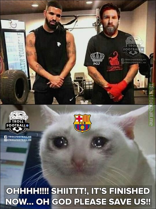 It's Over... Lionel Messi, FC Barcelona!😭😭😂😂😆😆   DrakeCurse