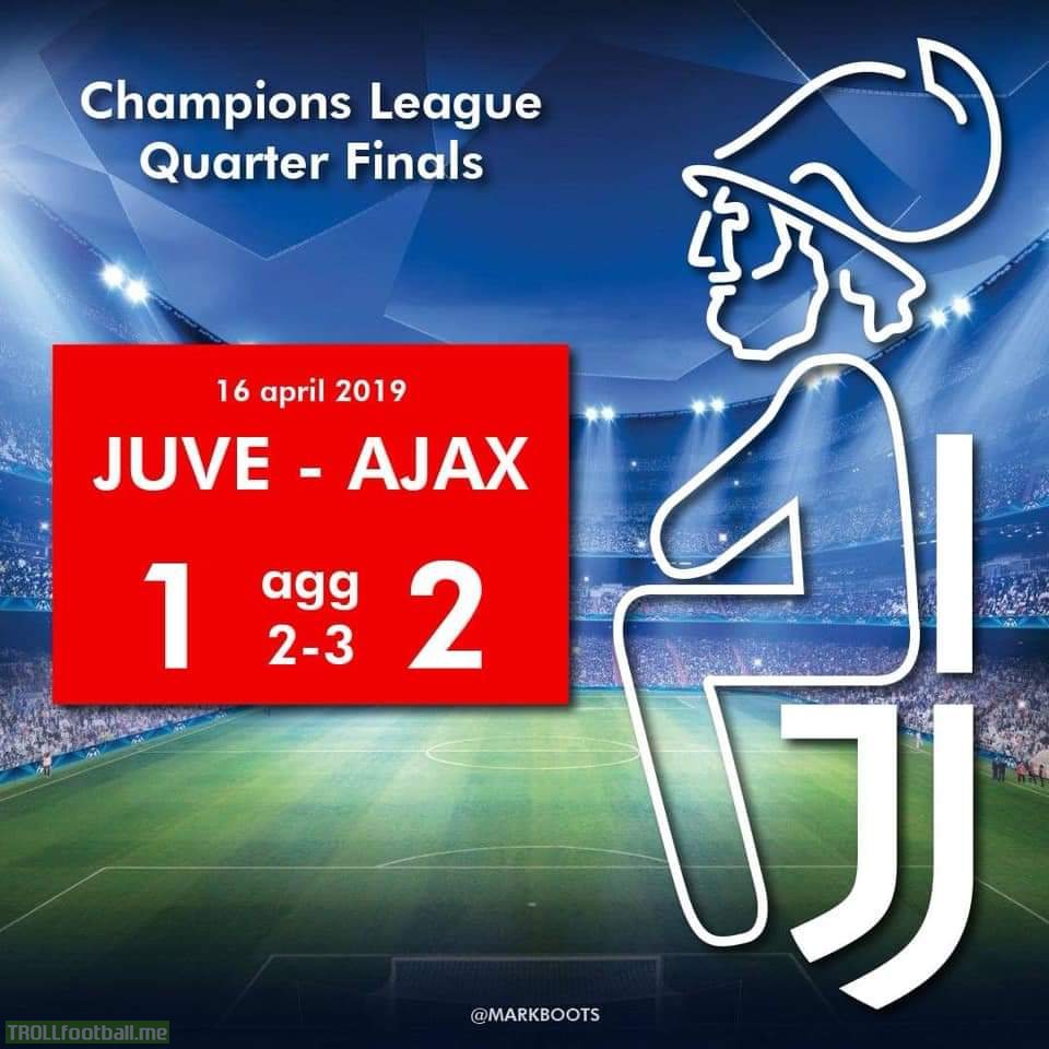 Ajax takes revenge. Juventus beat after 23yrs