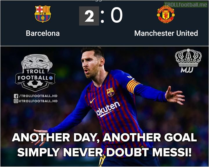Game Finished.. Manchester United!😂🔥   Lionel Messi On Fire.🔥🔥