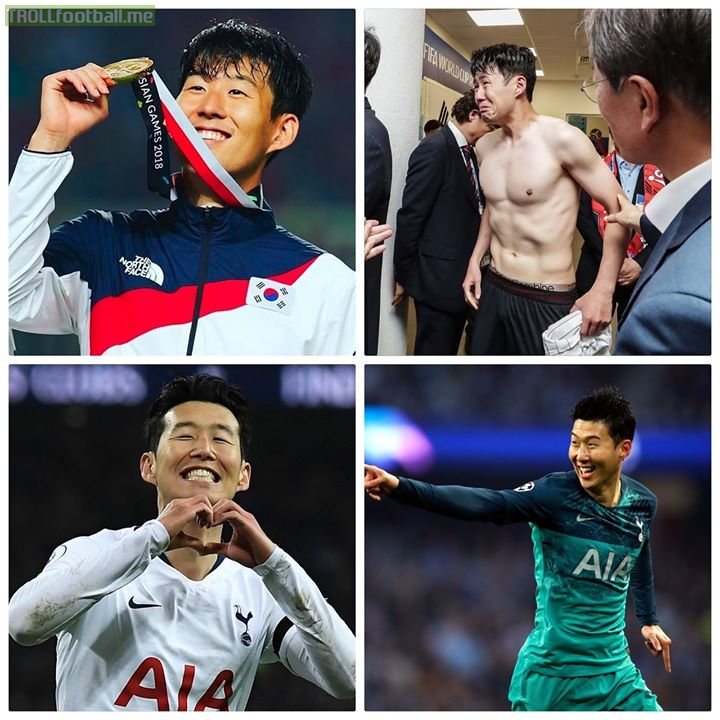 Heung-Min Son started the season without knowing if he'll be able to play football this season due to South Korea's mandatory military service. And Now He helped his country win the Asian Games and helped Spurs get to the Champions League semi-final.  Respect! 👏♥️