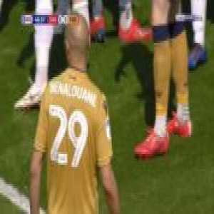 Yohan Benalouane (Nottingham Forest) straight red card against Sheffield United 47'