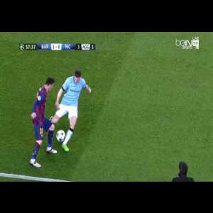 The reason Milner pushed Messi when he didn't even have the ball