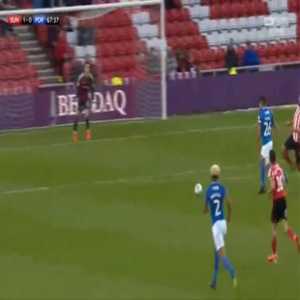 Alim Ozturk (Sunderland) straight red card against Portsmouth 67'