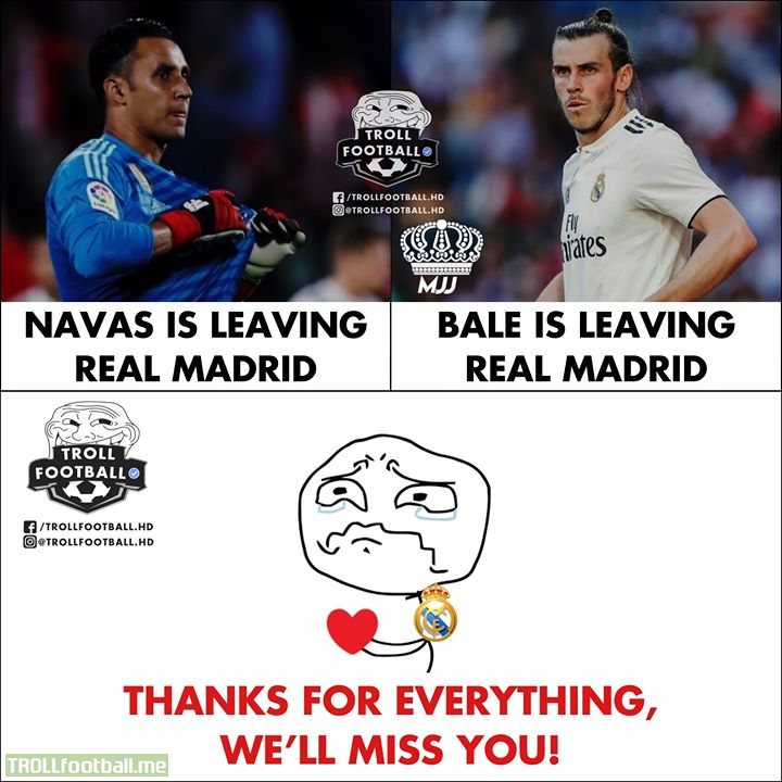 Keylor Navas and Gareth Bale!💔😭