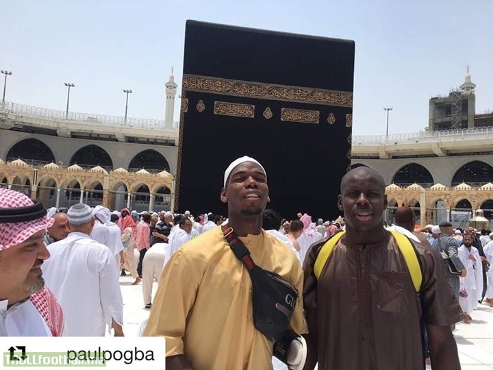 Paul Labile Pogba: “Never forget the important things in life 🕋🤲🏾❤️”
