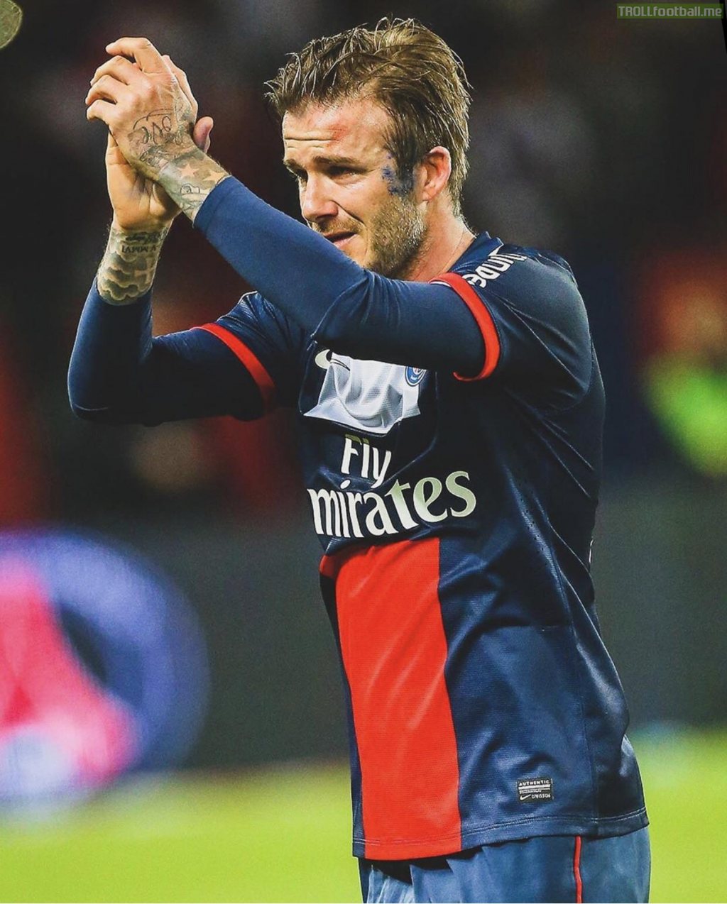 6 years ago today, David Beckham played his last game in professional football😢