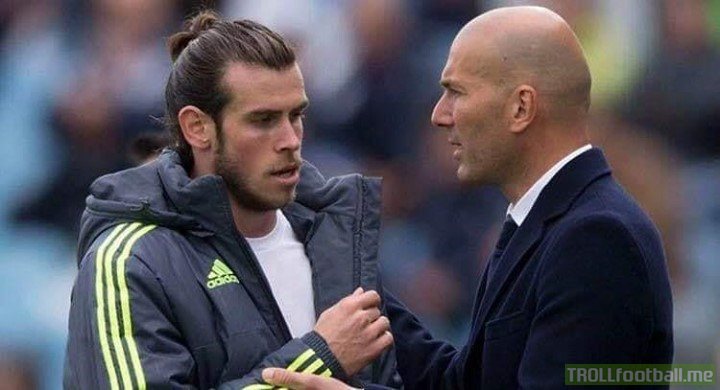 Zidane on Bale- 'Even if I had a fourth substitute I would not have brought him on'  Bale- "I've got three years contract left. If they want me to go they'll have to pay me €17m a year. Otherwise I'll stay. Doesn't matter if I don't play, I'll just play golf".😳😳