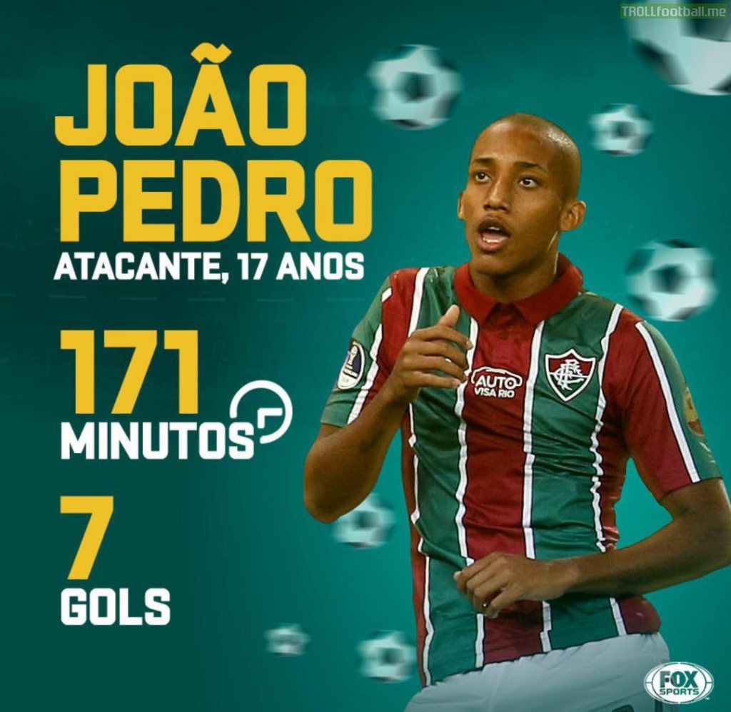 LA few months ago, Watford bought João Pedro for € 10 mi. Yesterday he scored 3 goals and gave 1 assist on his debut as a starter. The brazilian is coming to the EPL at the end of the year.