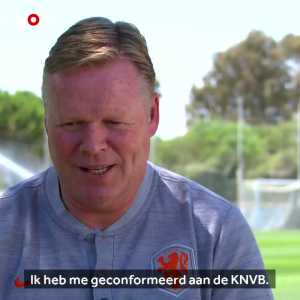 [Video by NOS] Ronald Koeman on the FC Barcelona rumors: “I have conformed to the KNVB. And I understand very well that you don’t leave. And I won’t. If you, after 1 season, have just one year to go to the Euros, then it’s not the right time.”