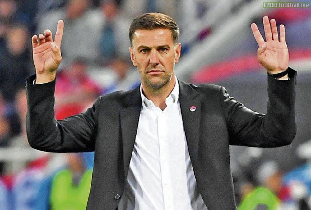 Mladen Krstajic was sacked earlier this afternoon by Serbian FA. His successor will be announced in the next few days