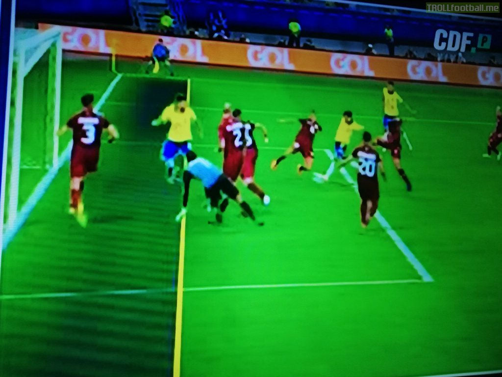 This is why Firmino was offside.