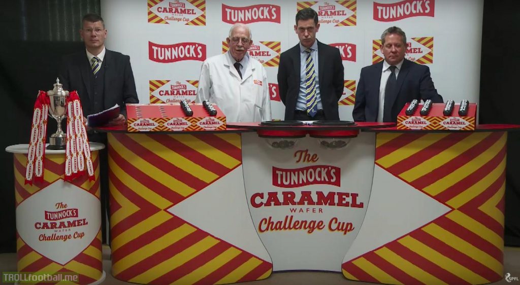 Scottish Challenge Cup, formerly known as Irn-Bru Cup, rebranded as Tunnocks Caramel Wafer Challenge Cup