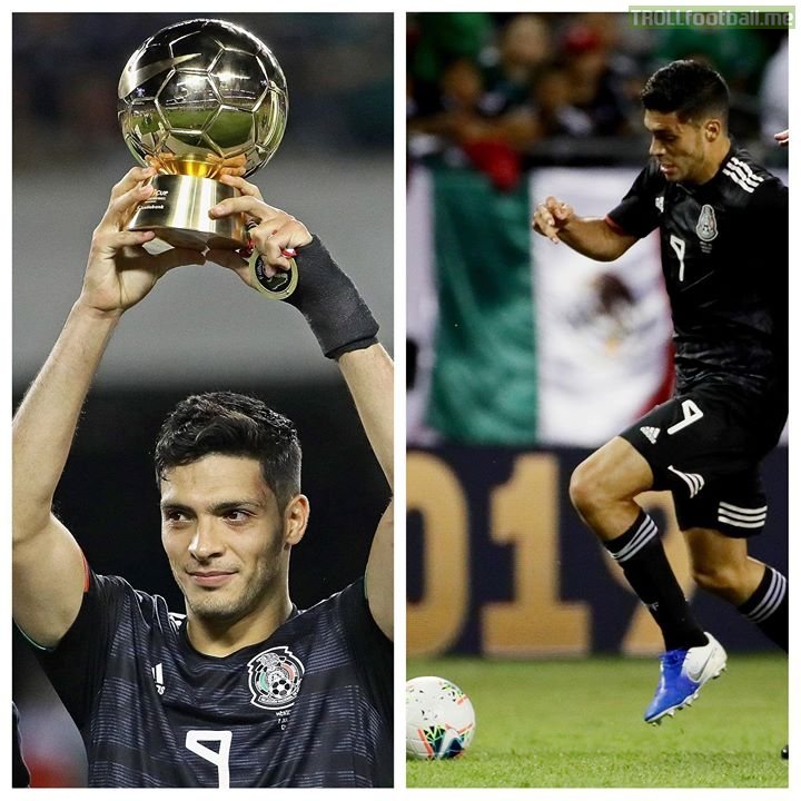 A golden night for Wolverhampton Wanderers FC's Raul Jimenez  The Player of the Tournament with five goals and the assist to clinch the GoldCup2019 for Mexico 🏆