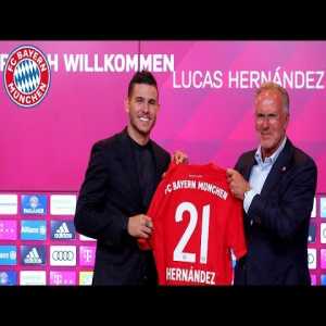 Presentation of Lucas Hernández | FC Bayern Press Conference