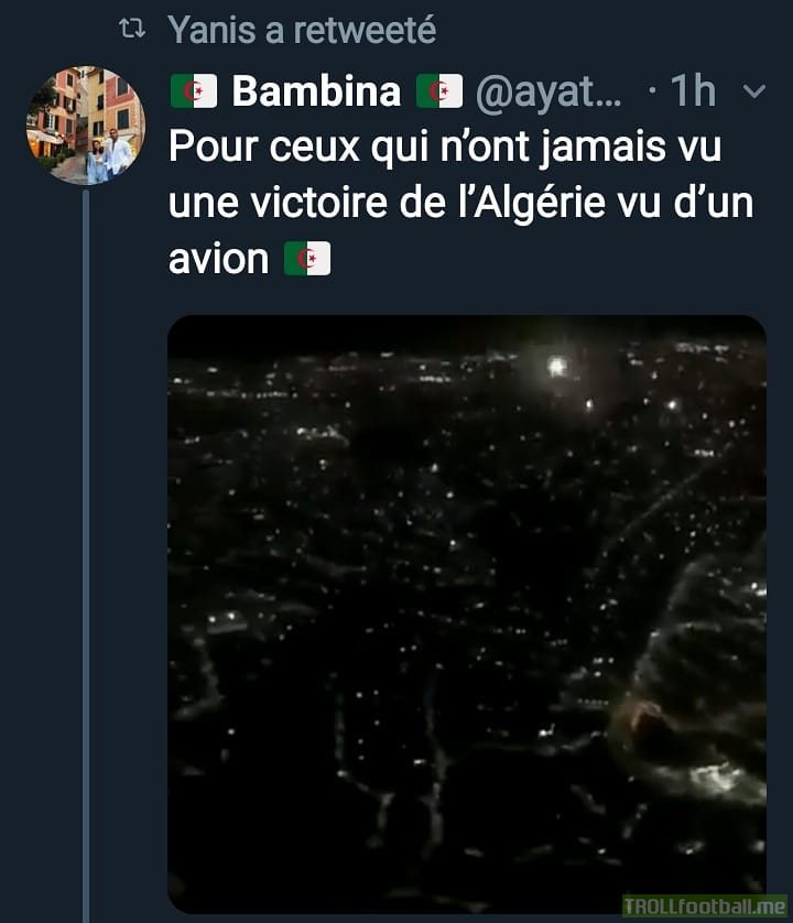 Interesting: Algiers viewed from the sky after last night QF win versus Ivory Coast