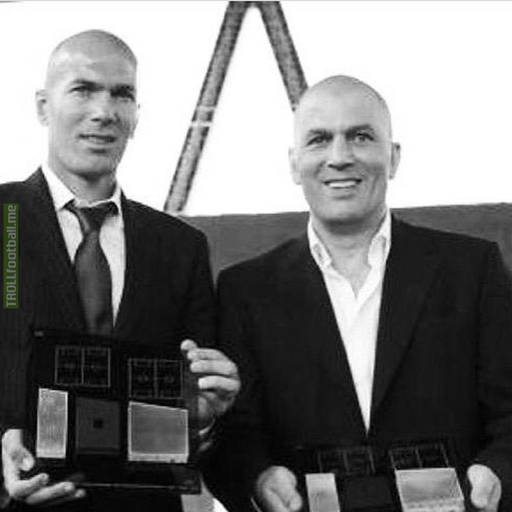 Real Madrid manager Zinedine Zidane says goodbye to his late brother: "My big brother of heart, Farid. You always showed me the right path. You were always brave. You loved everyone and everyone loved you! I'm so proud of you. Forever in my heart."