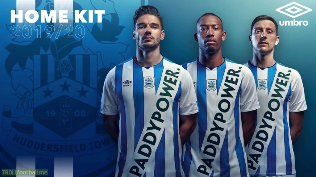 Paddy Powers, I mean Huddersfields 19/20 Home Kit...