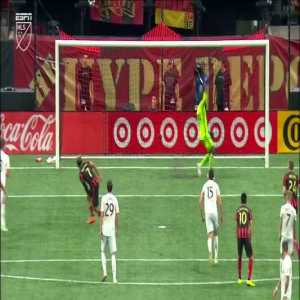 DC United - Atlanta United FC - Josef Martínez penalty miss (great miss)