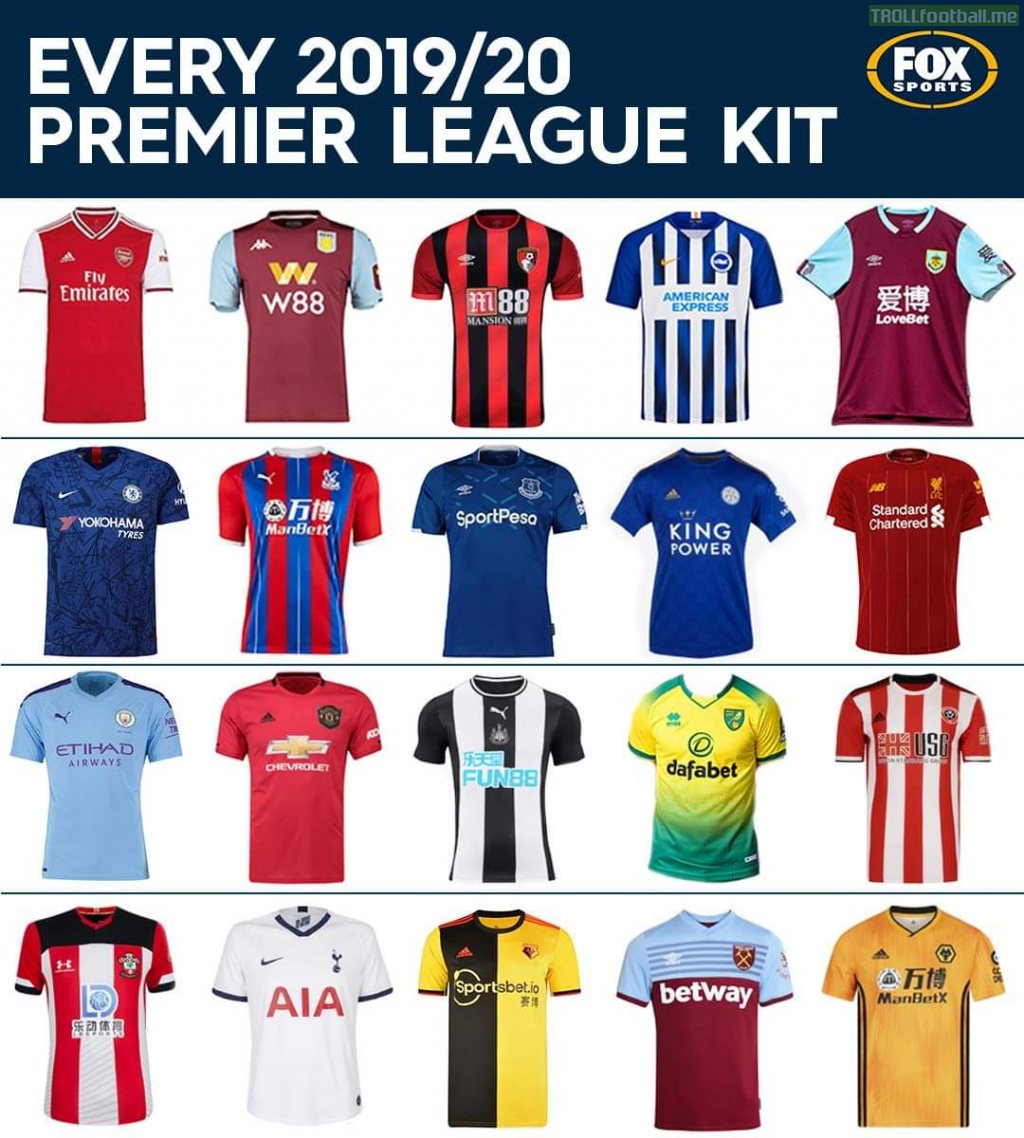 Premier League Kits This Season
