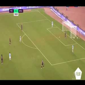 Man City's tactic of starting play with both centerbacks inside the penalty box to attract pressure and generate space behind(clips)