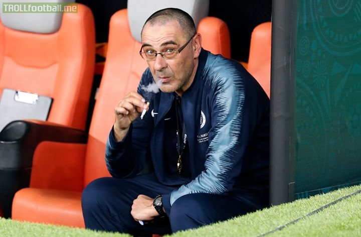 BREAKING: Maurizio Sarri is having his brain checked at Juventus Medical Arena after confirming he would offer Dybala to sign Lukaku from Man Utd.