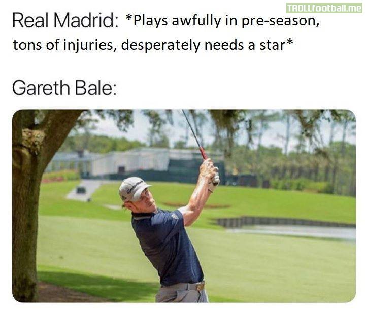 Gareth Bale just has China and golf on his mind 😂