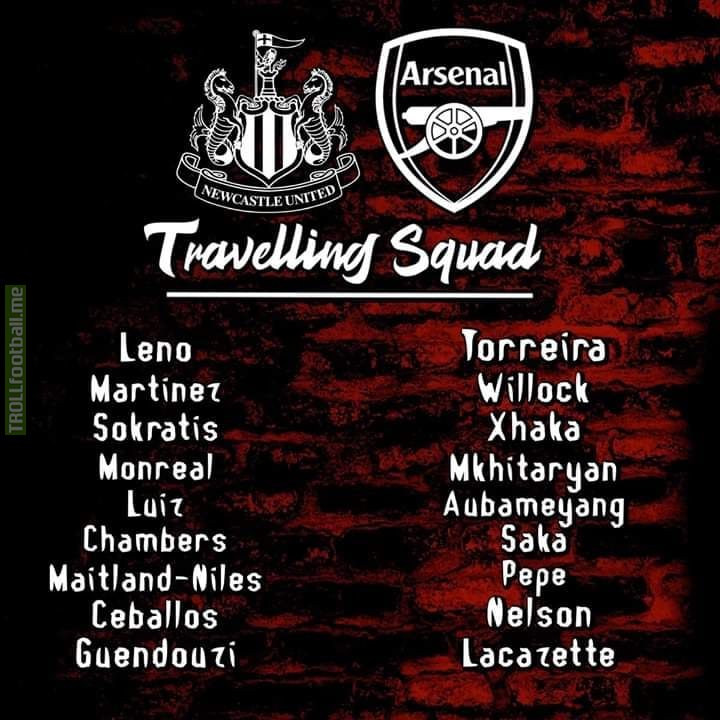 Mustafi has not traveled with the Arsenal squad to Newcastle.