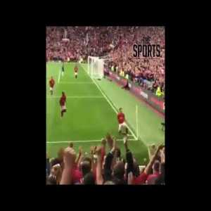 Daniel James' goal celebration vs Chelsea (crowd video)