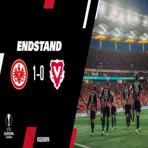 Eintracht Frankfurt have qualified for the Europa League play-offs