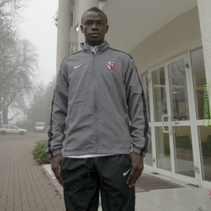 You'll love this short story behind this picture..  In 2011, Sadio Mane came to France at Metz FC from his village in Senegal. He wanted to send his mother a picture of him. He didn't have a camera and very little money. He asked a reporter to take a picture of him.   The reporter asked him for his email address to send the picture to him. But Sadio didn't have an email address..in 2011.  In the end, he asked the reporter "This picture is free, right?"   Today he is a Golden Boot and UCL winner and drives a Bentley..  What a winner. 💪😊