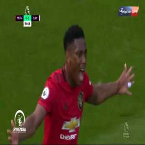 Anthony Martial penalty shout vs Crystal Palace
