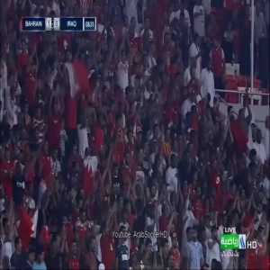 Bahrain [1]-0 Iraq - Goal by Al Aswad with a little help from GK M. Hameed 9'