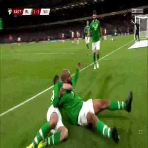 Ireland 1 - 1 Switzerland, David McGoldrick 85'