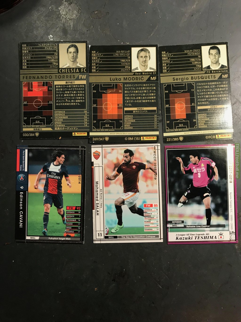 Was going thru my stuff and forgot I found a couple hundred Japanese football trading cards in the trash in Osaka. I know they aren't worth anything, but it was really fun going thru them.
