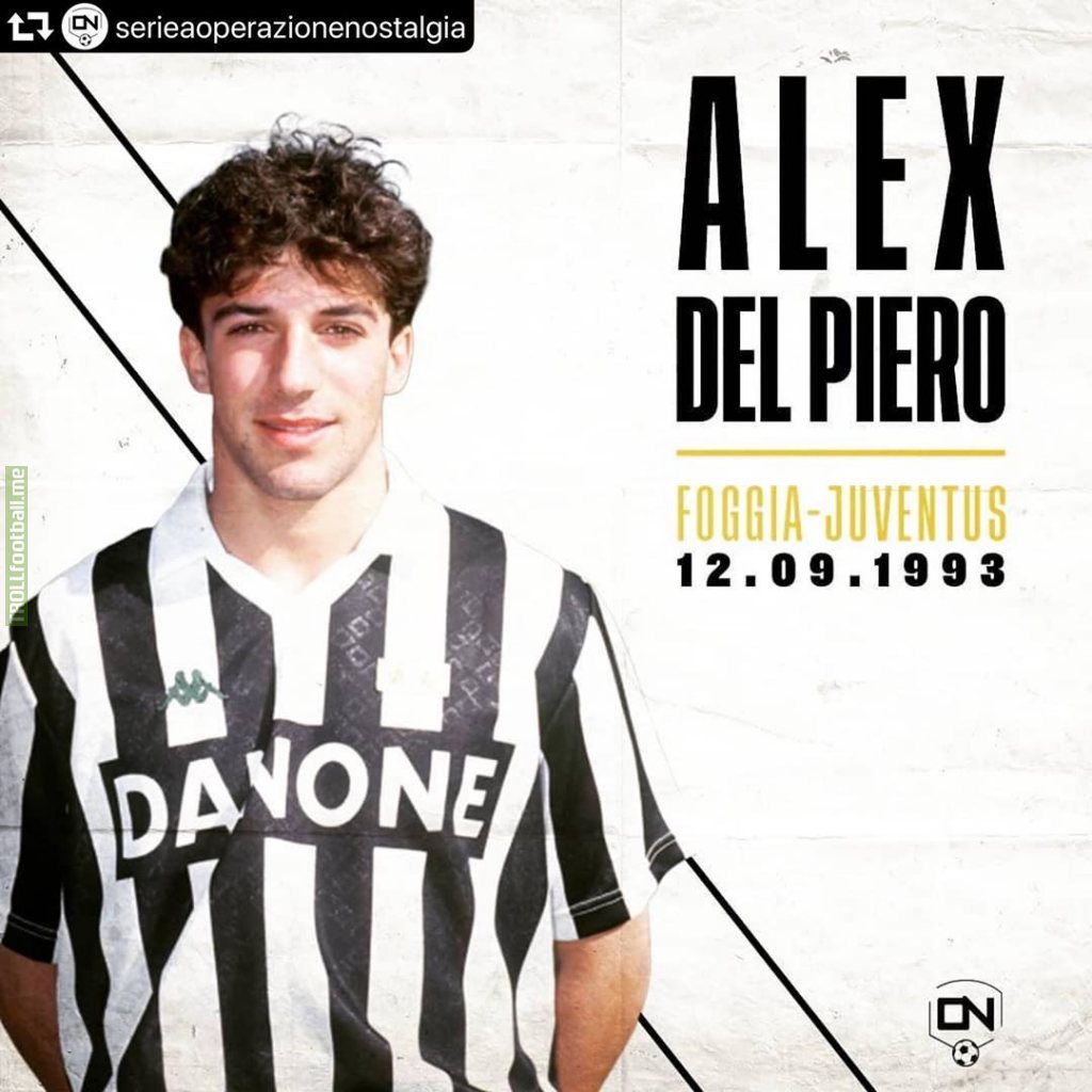 26 years ago, a young Alessandro Del Piero made his Juventus debut against Foggia