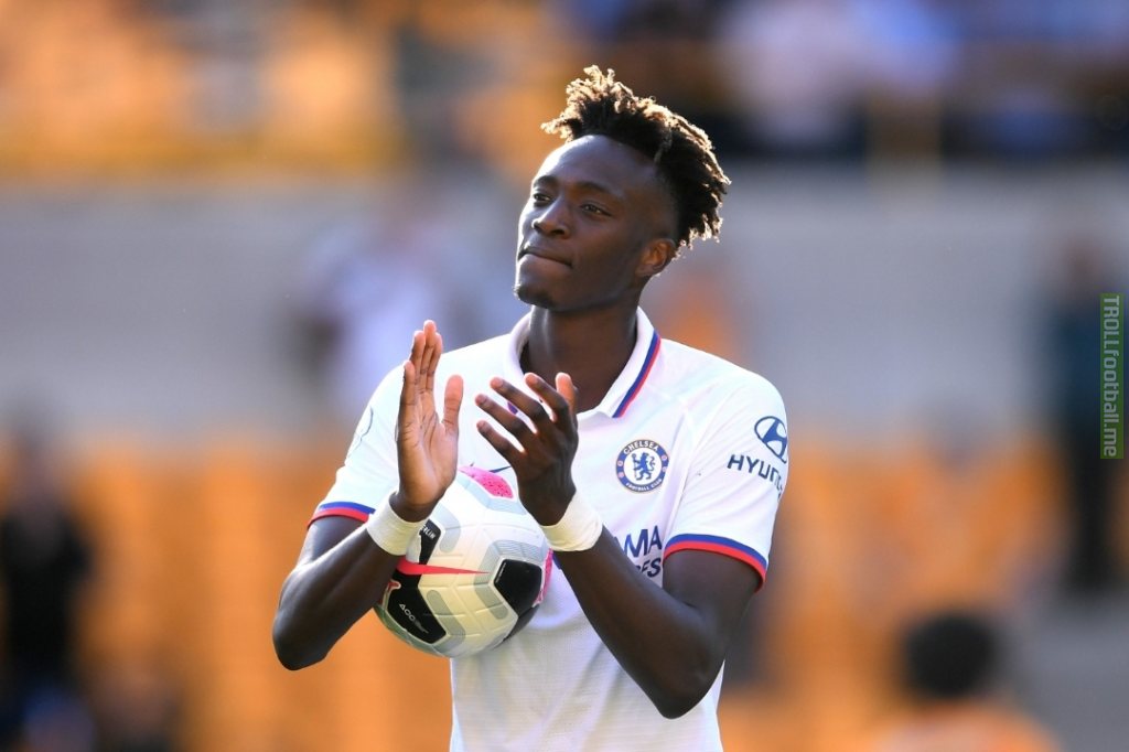 Tammy Abraham needs 3 more goals to equal Marcus Rashford best season in Manchester united 2018/2019 ,where he netted 10 times. Talk about hype . #sportsFact